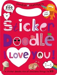 Альбомы с наклейками: Sticker Doodle I Love You