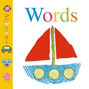 Книги для дітей: Little Alphaprints: Words