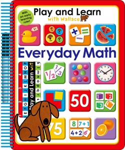 Книги для дітей: Play and Learn with Wallace: Everyday Math