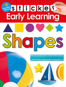 Книги для дітей: Sticker Early Learning: Shapes