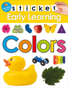 Книги для дітей: Sticker Early Learning: Colors