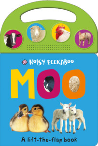 Книги для дітей: Noisy Peekaboo: Moo