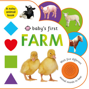 Музыкальные книги: Baby's First Sound Book: Farm