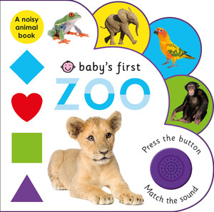 Книги для детей: Baby's First Sound Book: Zoo