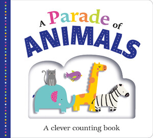 Книги для дітей: Picture Fit Board Books: A Parade of Animals