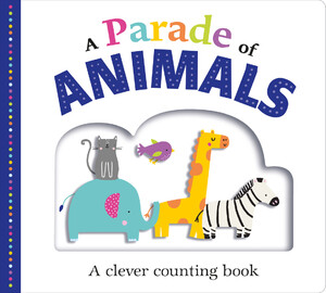 Книги для дітей: Picture Fit Board Books: A Parade of Animals (Large)