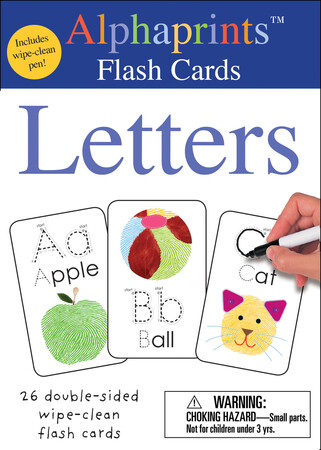 : Alphaprints: Wipe Clean Flash Cards Letters