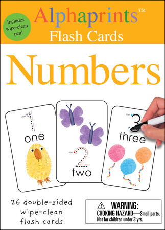 Обучение счёту и математике: Alphaprints: Wipe Clean Flash Cards Numbers