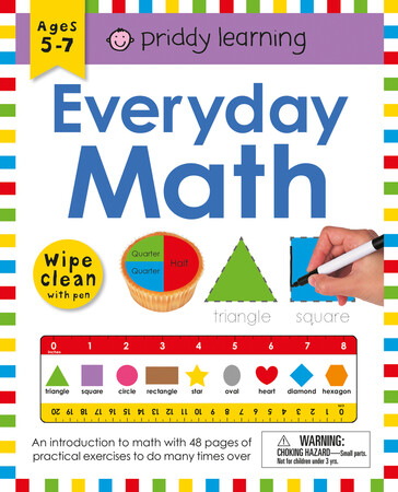 Для младшего школьного возраста: Wipe Clean Workbook: Everyday Math (enclosed spiral binding)