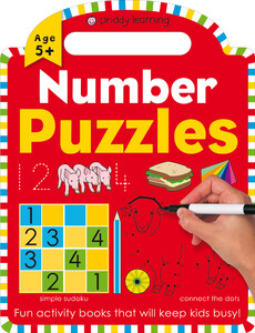 Розвивальні книги: Priddy Learning: Number Puzzles
