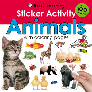 Книги для дітей: Sticker Activity Animals