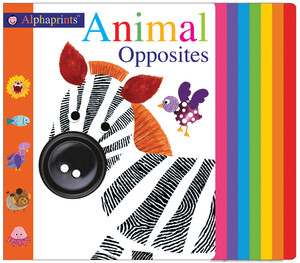 Книги для дітей: Alphaprints: Animal Opposites