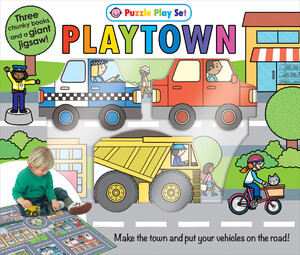 Книги для дітей: Puzzle Play Set: PLAYTOWN