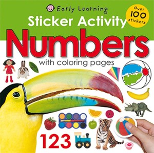 Учим цифры: Sticker Activity Numbers