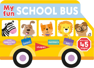 Вивчення кольорів і форм: My Fun School Bus Lift-the-flap