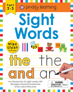 Книги для дітей: Wipe Clean Workbook: Sight Words (enclosed spiral binding)