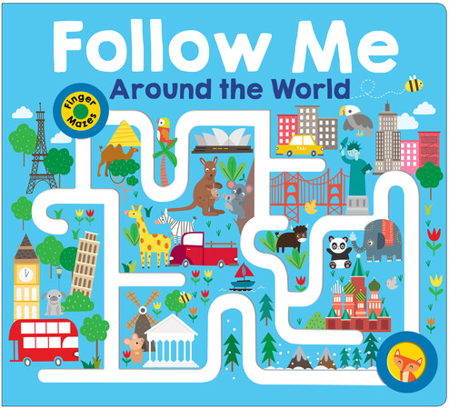 : Maze Book: Follow Me Around the World