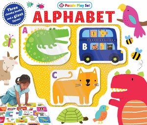 Обучение чтению, азбуке: Puzzle Play Set: ALPHABET
