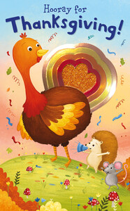 Книги для дітей: Shiny Shapes: Hooray for Thanksgiving!