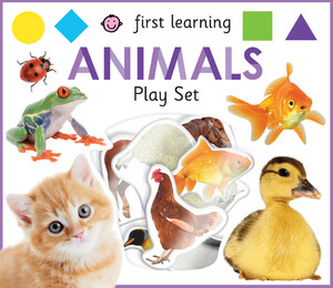 Книги для детей: First Learning ANIMALS Play Set