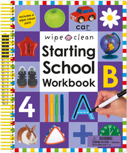 Книги для дітей: Wipe Clean: Starting School Workbook