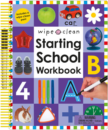 Для младшего школьного возраста: Wipe Clean: Starting School Workbook