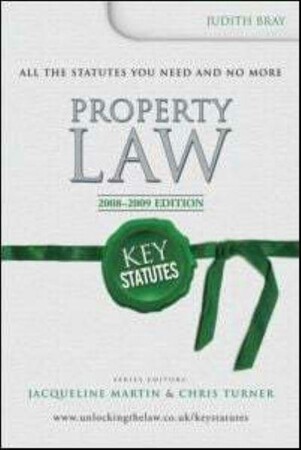 Право: Key Statutes: Property Law [Hodder]