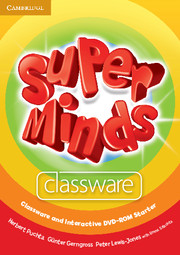 Изучение иностранных языков: Super Minds Starter Classware CD-ROM (1) and Interactive DVD-ROM (1)