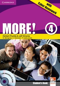 Книги для детей: More! 4 SB with interactive CD-ROM with Cyber Homework