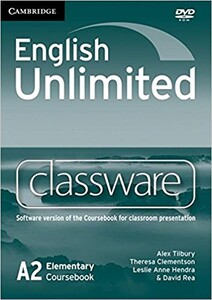 Книги для взрослых: English Unlimited Elementary Classware DVD-ROM