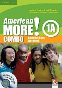 Іноземні мови: American More! Combo 1A Students book+Workbook with Audio CD&CD-ROM [Cambridge University Press]