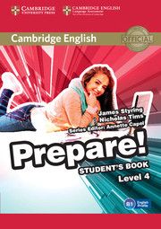 Вивчення іноземних мов: Cambridge English Prepare! Level 4 SB including Companion for Ukraine (9780521180276)