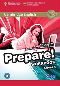 Изучение иностранных языков: Cambridge English Prepare! Level 4 WB with Downloadable Audio (9780521180283)