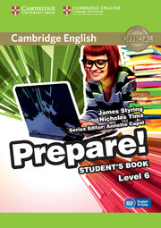 Іноземні мови: Cambridge English Prepare! Level 6 SB including Companion for Ukraine (9780521180313)