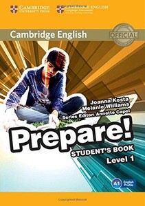 Книги для дітей: Cambridge English Prepare! Level 1 SB including Companion for Ukraine (9780521180436)