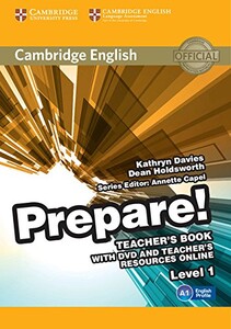 Навчальні книги: Cambridge English Prepare! Level 1 TB with DVD and Teacher's Resources Online