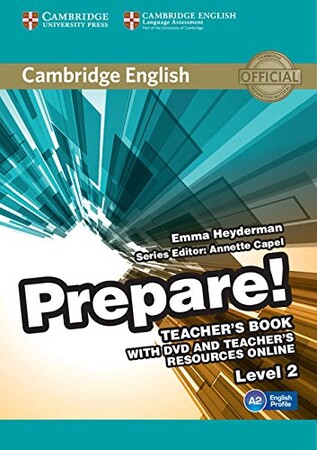 Вивчення іноземних мов: Cambridge English Prepare! Level 2 TB with DVD and Teacher's Resources Online