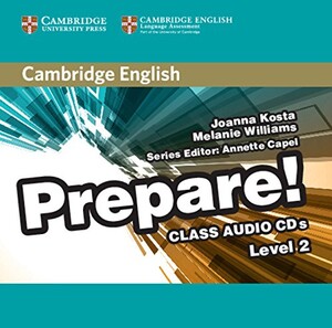 Книги для дітей: Cambridge English Prepare! Level 2 Class Audio CDs (2)