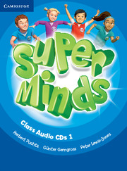 Книги для дітей: Super Minds 1 Class Audio CDs (3)