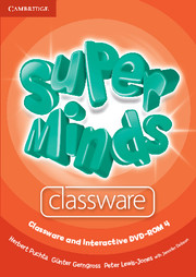 Книги для дітей: Super Minds 4 Classware CD-ROM (1) and Interactive DVD-ROM (1)