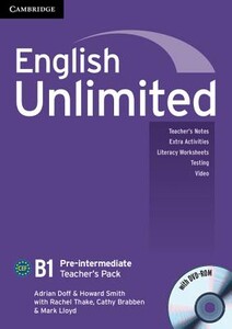 Книги для дорослих: English Unlimited Pre-intermediate Teacher's Pack (with DVD-ROM)