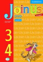 Книги для дітей: Join us English 3&4 DVD & Activity book