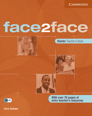Книги для дорослих: Face2face Starter Teachers Book