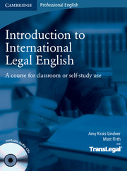 Іноземні мови: Introduction to International Legal English SB with Audio CDs (2) (9780521718998)