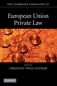 Книги для дорослих: The Cambridge Companion to European Union Private Law