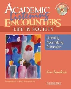 Иностранные языки: Academic Listening Encounters: Life in Society Student's Book with Audio CD [Cambridge University Pr