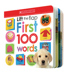 Розвивальні книги: Lift the Flap: First 100 Words