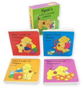Книги для дітей: Spot 4 copy mini (Shapes, Opposites, Colours, First Words) [Puffin]