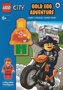 Набор: книга и игрушка: LEGO CITY: Gold Egg Adventure Activity Book With Minifigure - LEGO City