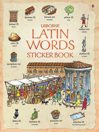 Для молодшого шкільного віку: Latin words sticker book